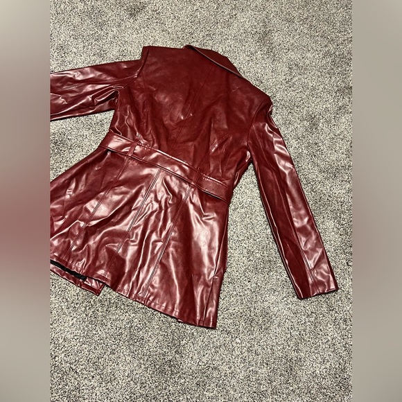 Paris Blues Outwear Burgundy Women Jacket size (M) in EXCELLENT CONDITIONS!! - Picture 9 of 11